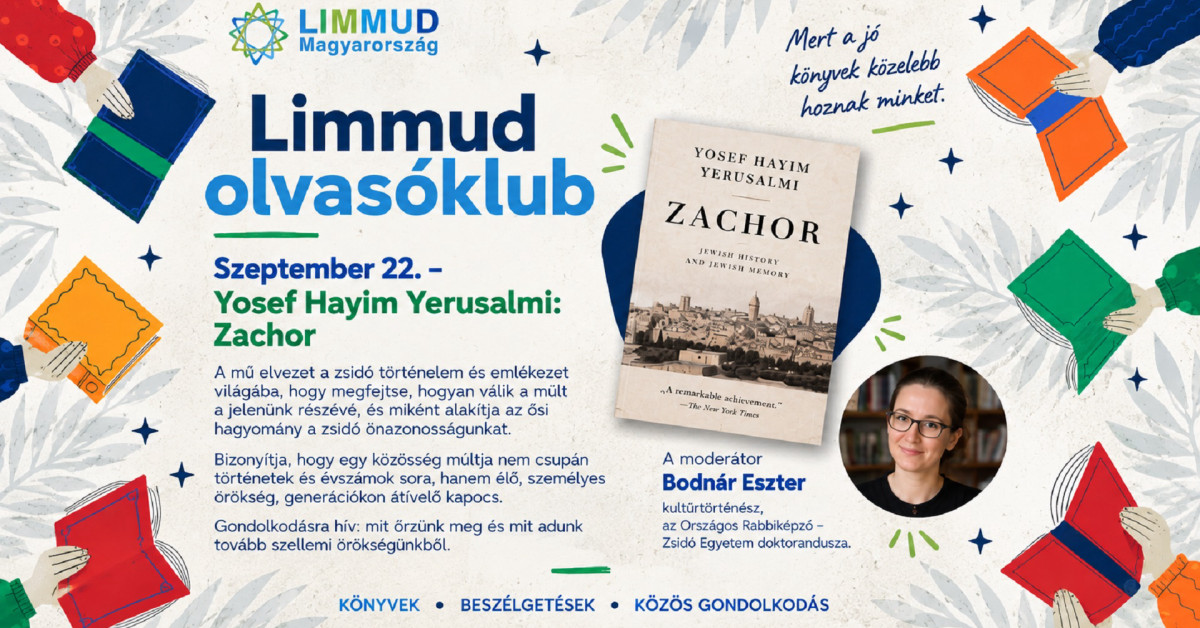 Limmud OlvasóKlub - Yosef Hayim Yerusalmi: Zachor